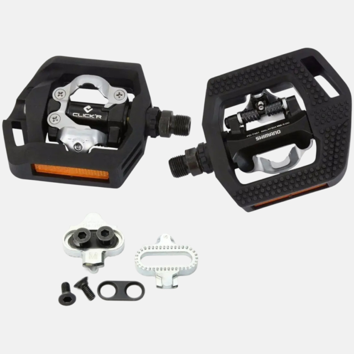 PEDAL SHIMANO PD-T421 CLICK'R PLATAFORMA E CLIPE DUPLA FACE - Imagem 3