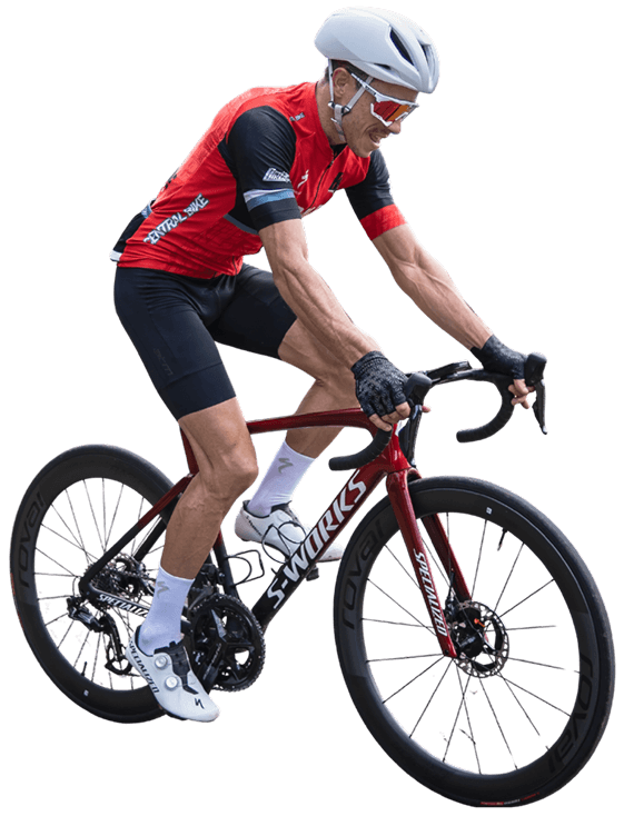 Ciclista equipado